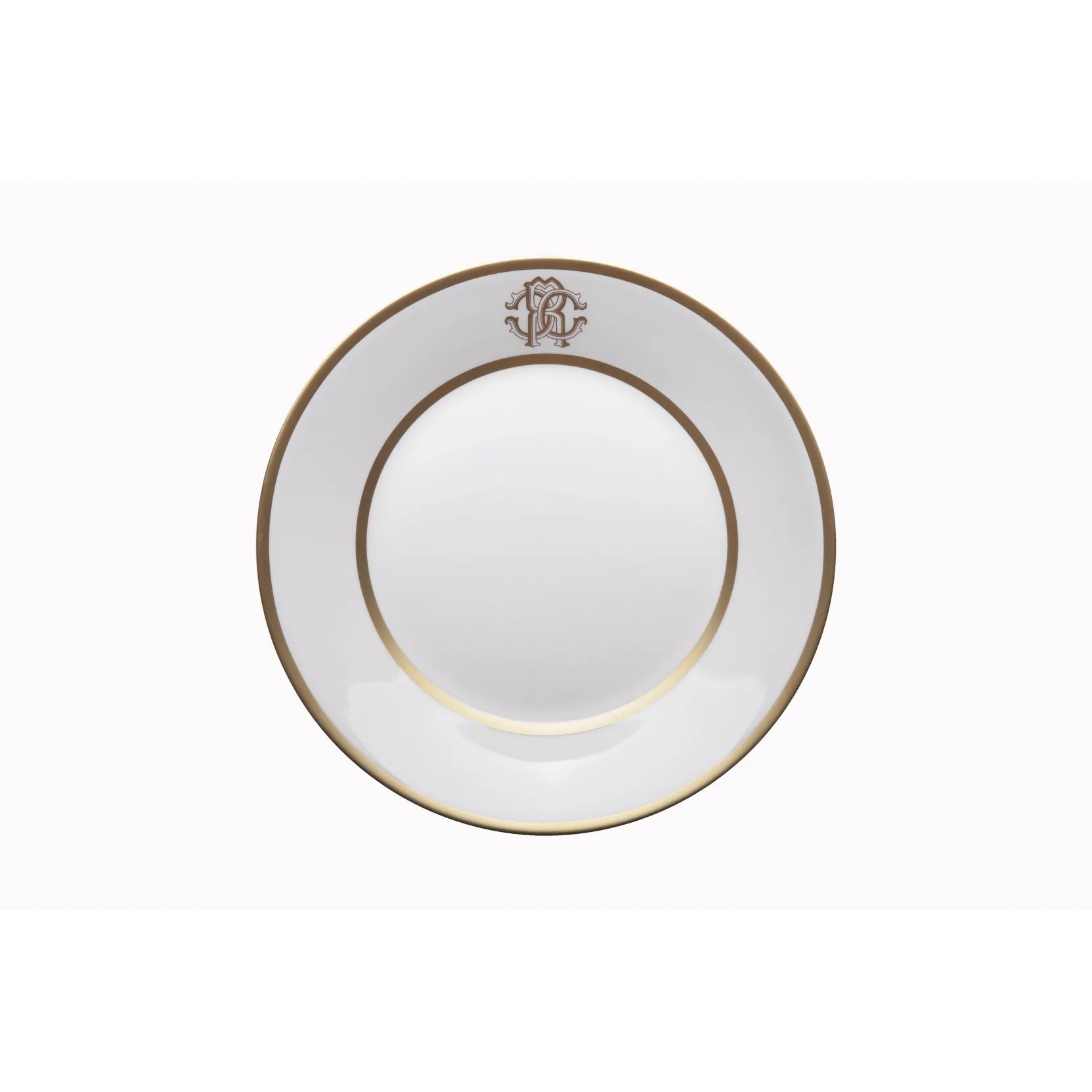 Set 6 Piatti Fondi Silk Gold Roberto Cavalli