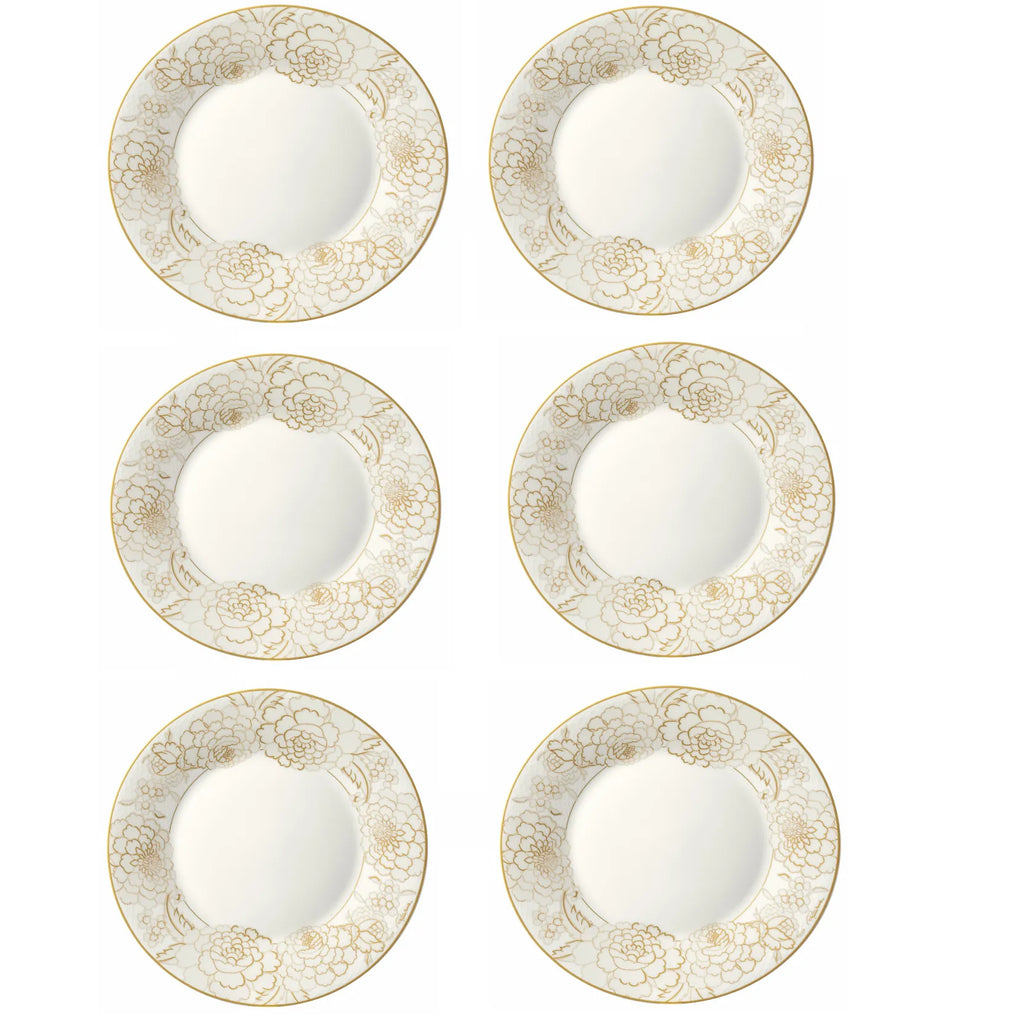 Set 6 Piatti Frutta Blooming Roses  Roberto Cavalli
