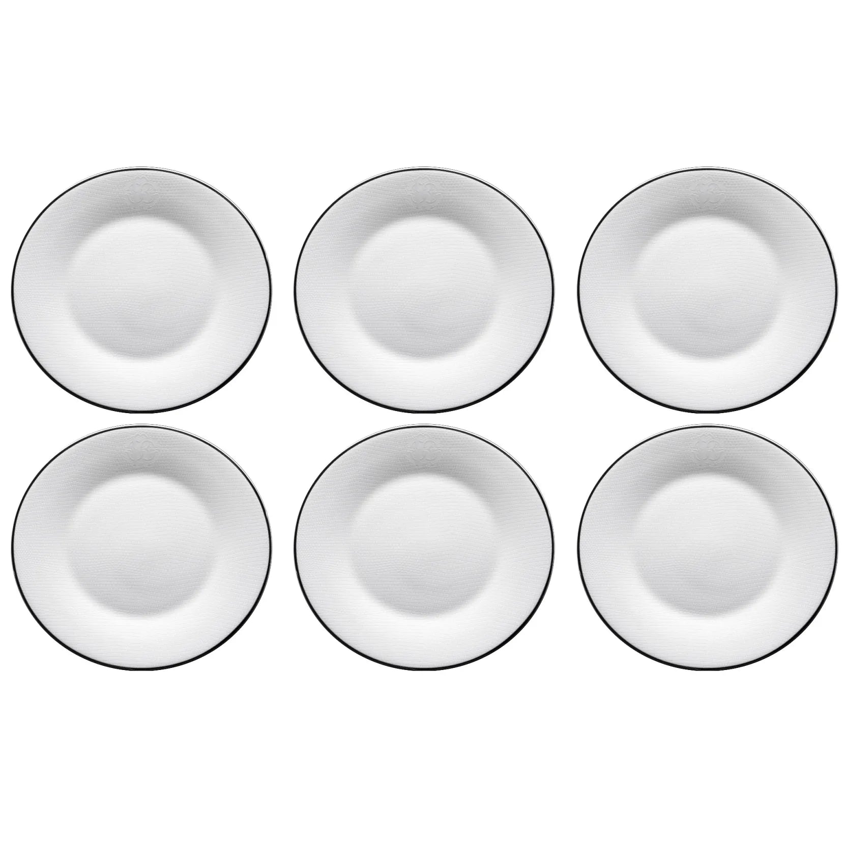 Set 6 Piatti Frutta Lizzard Platin Roberto Cavalli