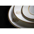 Set 6 Piatti Piani Silk Gold Roberto Cavalli