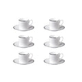 Set 6 Tazze da Caffè Lizzard Platin Roberto Cavalli