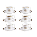 Set 6 Tazze da Caffè Silk Gold Roberto Cavalli