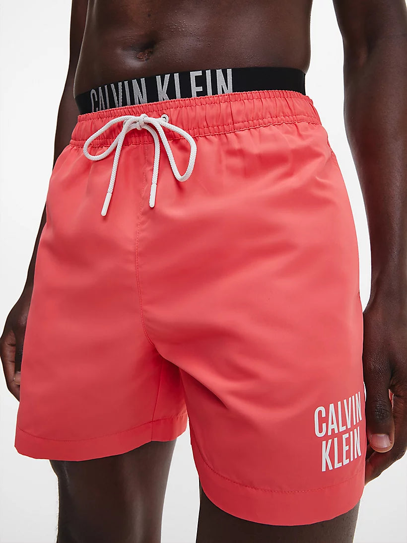 CALVIN KLEIN Short Swim Shorts With Double Waistband