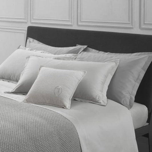 Trussardi Home Completo Lenzuola Matrimoniale New Line in Raso di Cotone