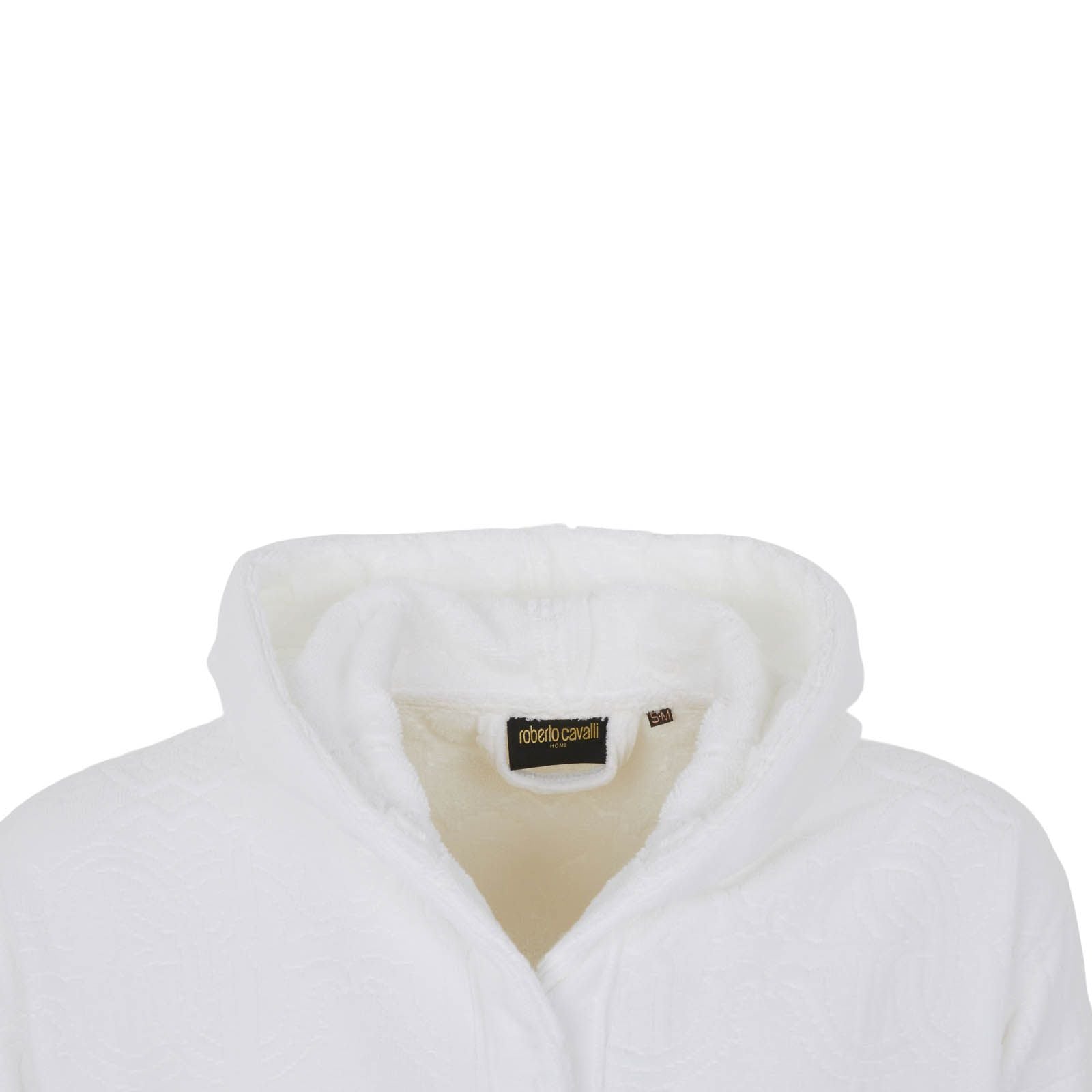 Accappatoio con cappuccio Roberto Cavalli Araldico in Spugna