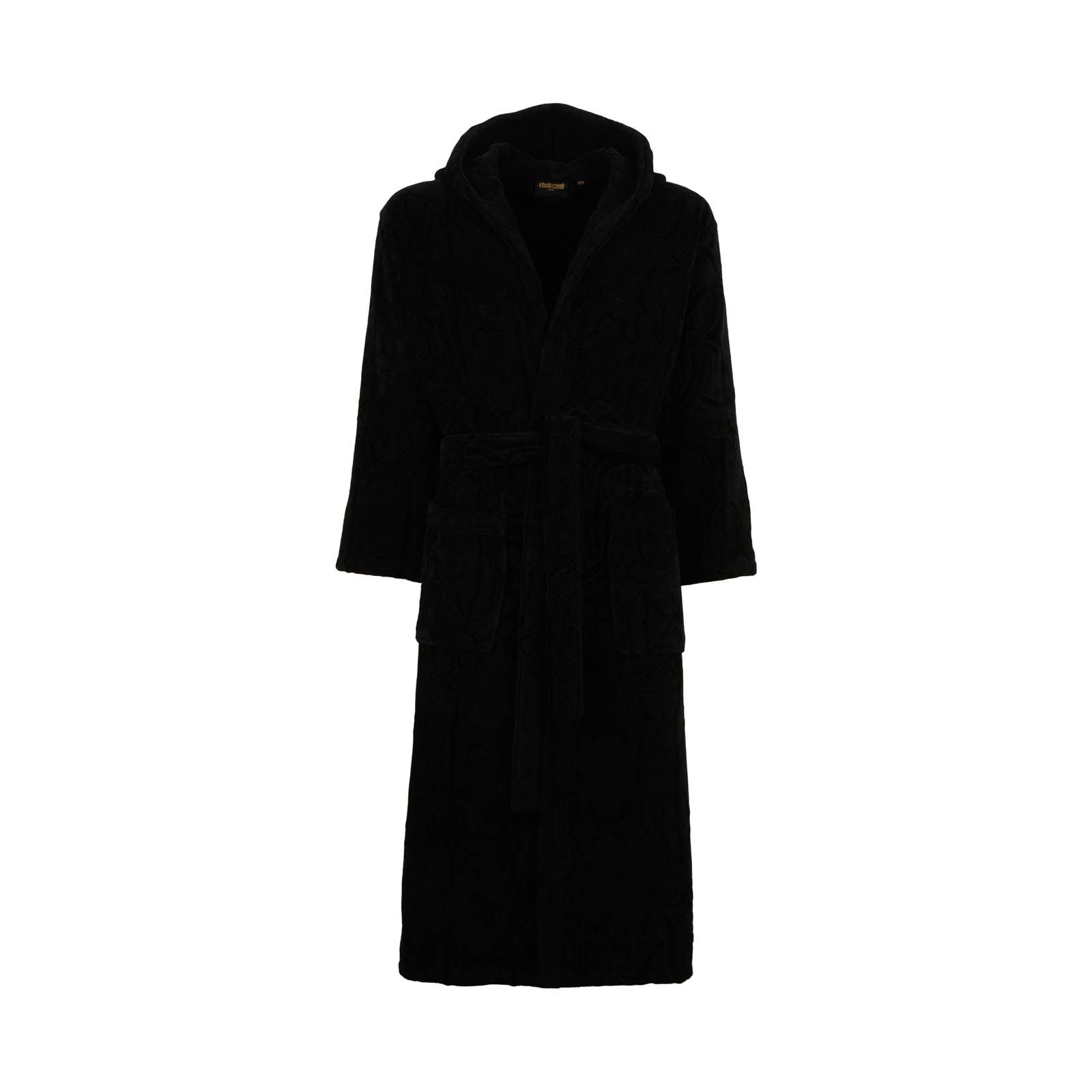 Accappatoio con cappuccio Roberto Cavalli Araldico in Spugna