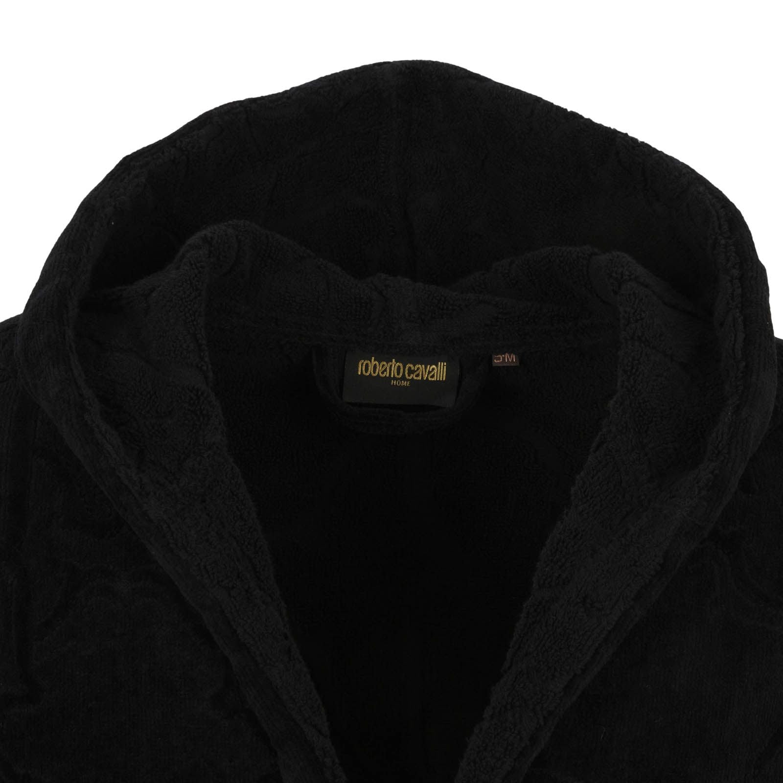 Accappatoio con cappuccio Roberto Cavalli Araldico in Spugna