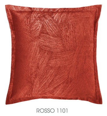 Pair of decorative cushions Red SPATULATED