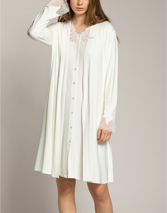 Open Forward Jersey Vis Nightdress DL-0052 LIUJO