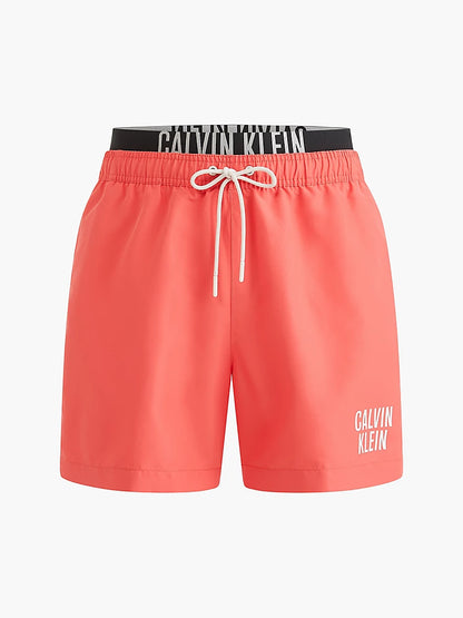 CALVIN KLEIN Short Swim Shorts With Double Waistband