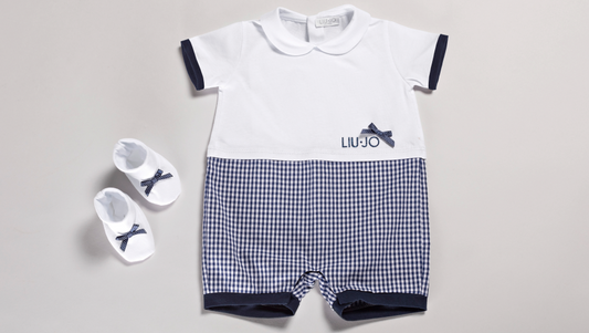 BABY JUMPSUIT SQUARE BOW SERIES