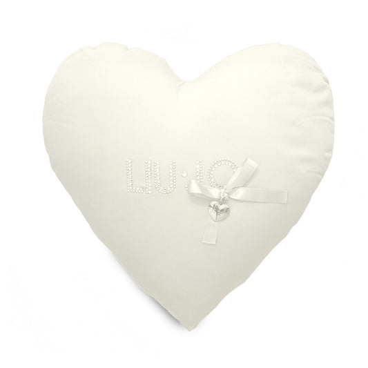 Heart shaped furniture cushions LIUJO IVORY 