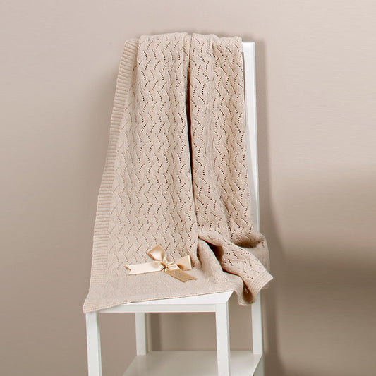 Blanket for Ventaglini cradle by Liu Jo in merino wool