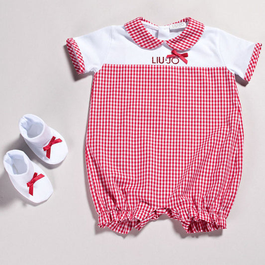 BABY JUMPSUIT SQUARE BOW SERIES