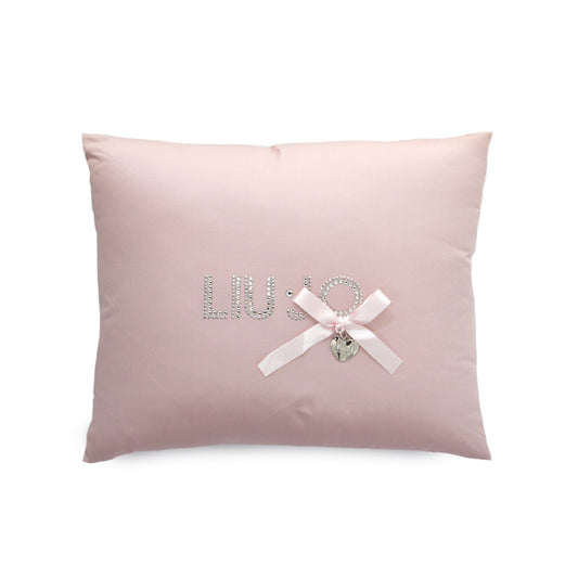 Liu Jo rectangular furnishing cushion in satin Solid color 30x40 cm PINK