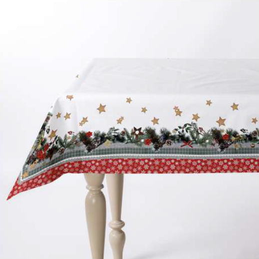 Christmas table cloth Charms